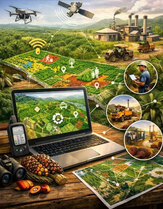 Implementasi GIS untuk Optimasi Manajemen Aset dan Produksi Kelapa Sawit